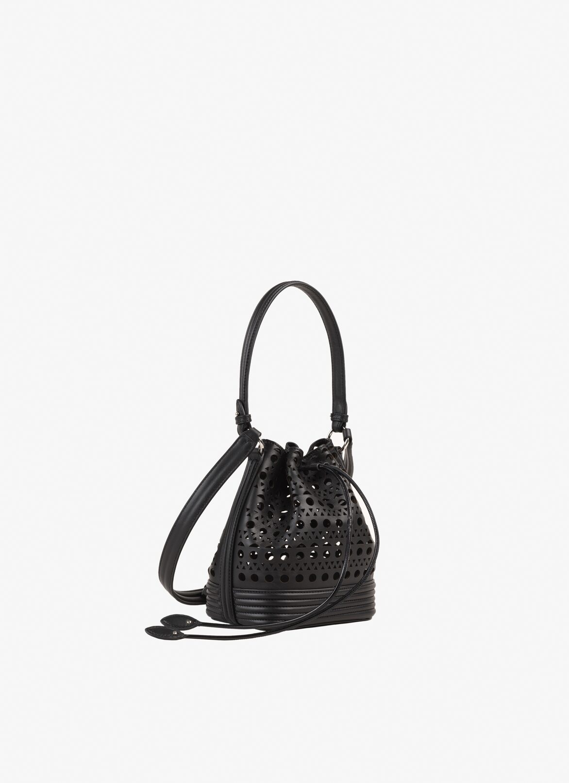 Le Seau openwork leather bag ALAÏA BLACK LE SEAU OPENWORK LEATHER BAG